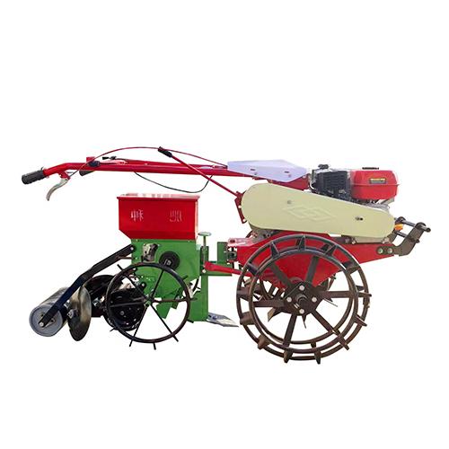 Microcultivator with peanut planter